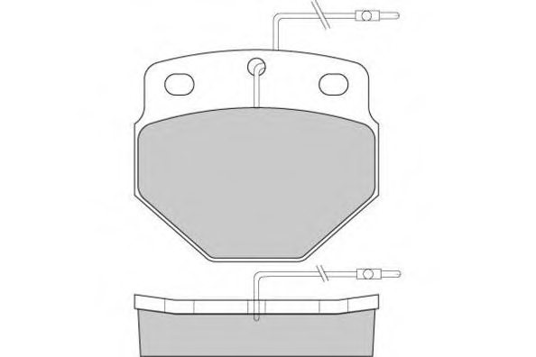 E.T.F. 12-5297 Brake Pad Set, disc brake